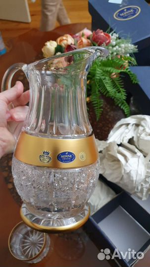 Графин хрустальный богемия