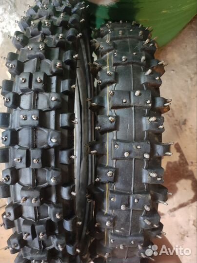 Покрышки зимние для питбайка,17/14
