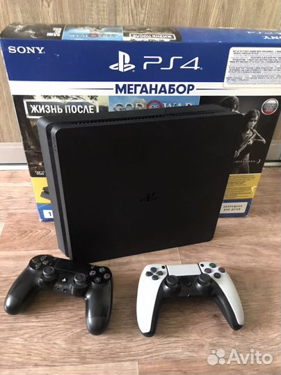 Sony playstation 4 slim 1 tb с играми