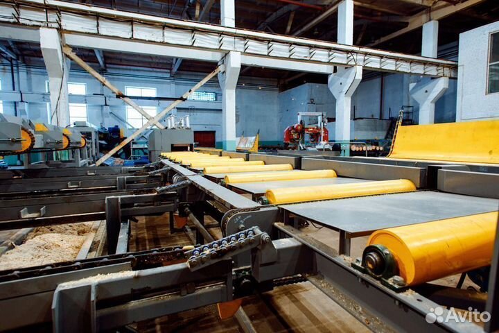 Рольганг для пиломатериала, роликовый конвейер