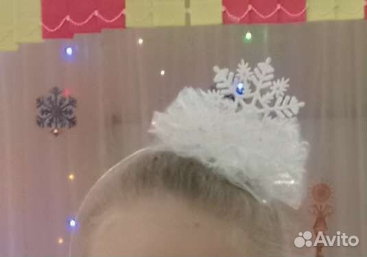 Платье снежинка