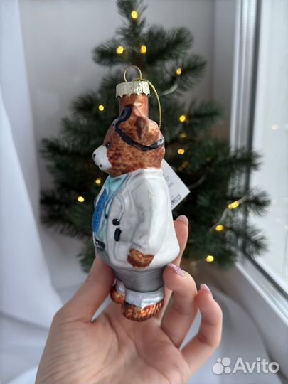 Елочная игрушка Медведь