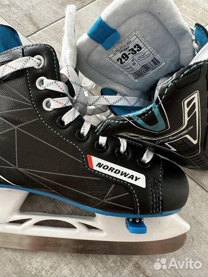 Коньки детские раздвижные nordway 29-33
