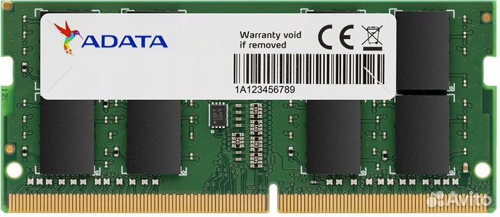 32Gb DDR4 2666MHz adata SO-dimm (AD4S266632G19-SGN