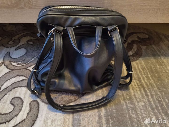 Кожаный рюкзак