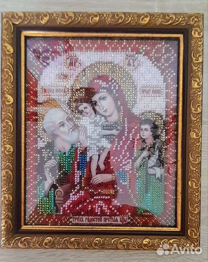 Икона из бисера