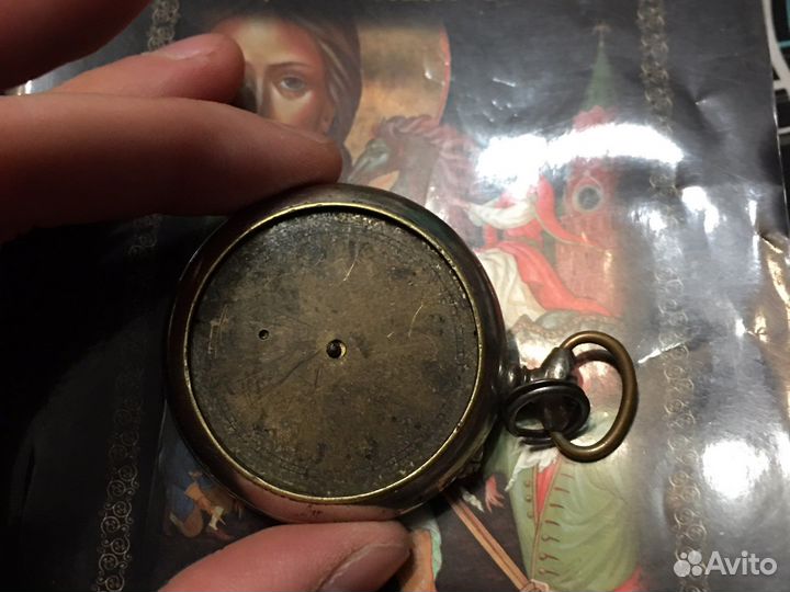 Часы карманные серебрянные