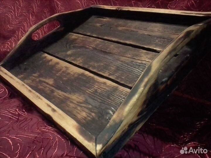 Поднос из старой доски