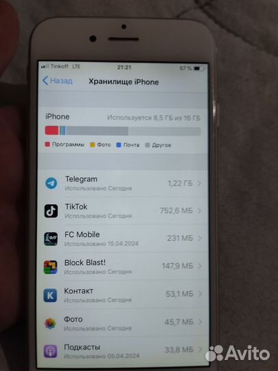iPhone 6, 16 ГБ