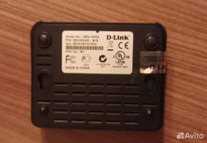 D-link Свитч коммутатор D link DES-1005A