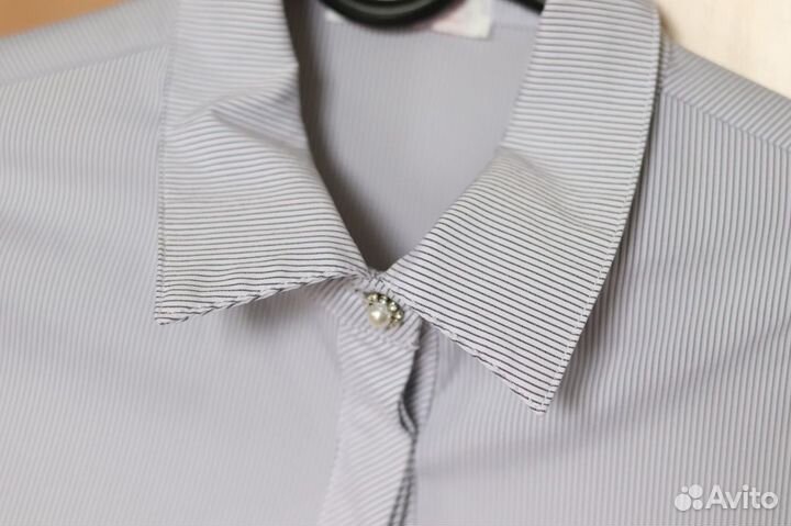 Школьная рубашка для девочки 152 см.Хлопок