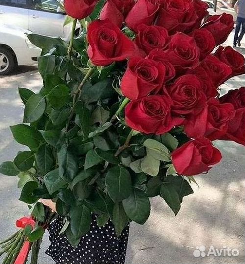 Высокие розы Доставка цветов