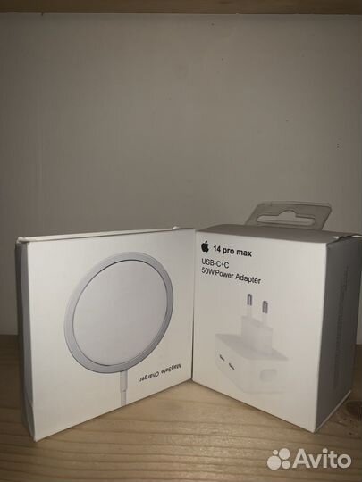 50W Power Adapter USB-C+C