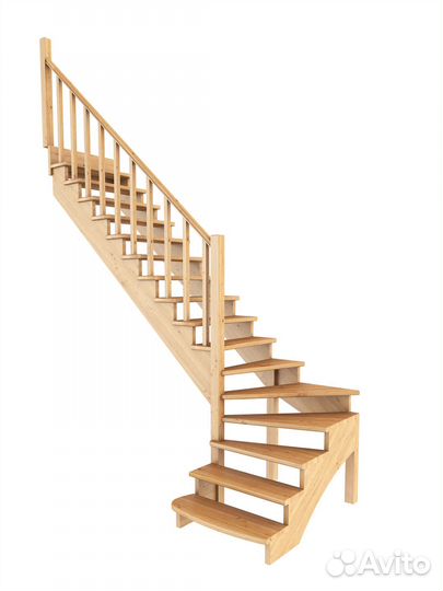 Лестница К-001м/5 Л сосна (5 уп)