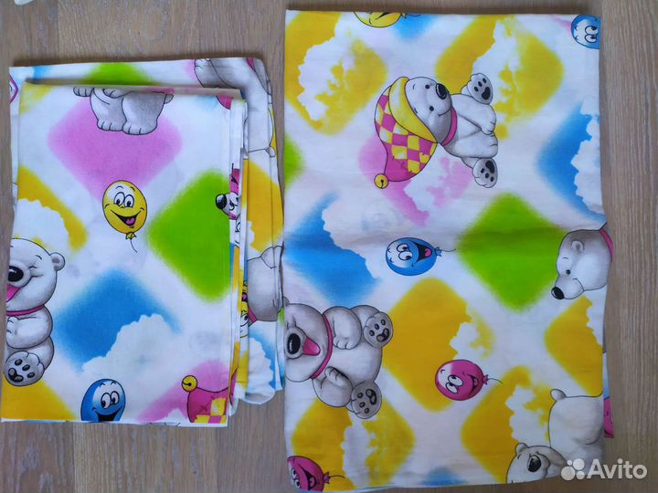 Детское постельное белье, плед, полотенца, клеенка