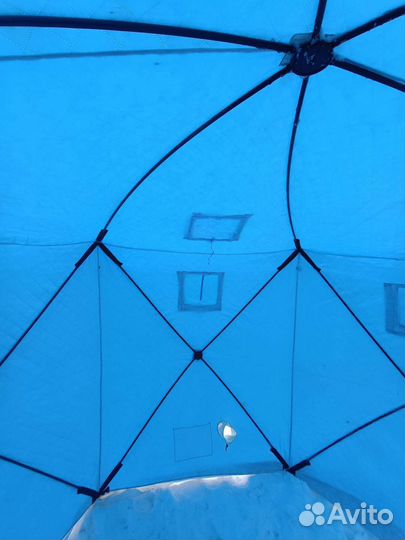 Палатка для зимней рыбалки утепленная 300x300x215