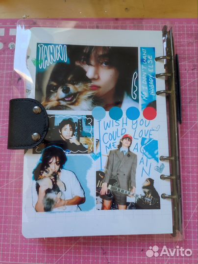 Блокнот Техен bts