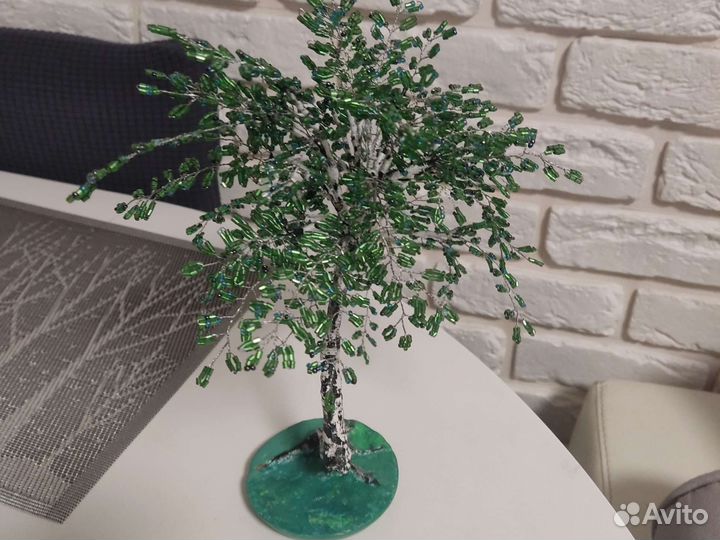 Берёзка из бисера