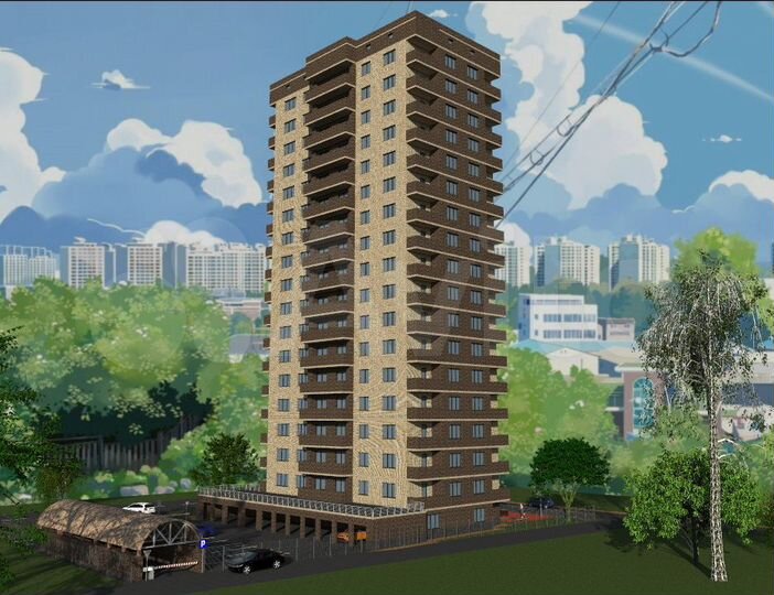 1-к. квартира, 41,5 м², 5/18 эт.