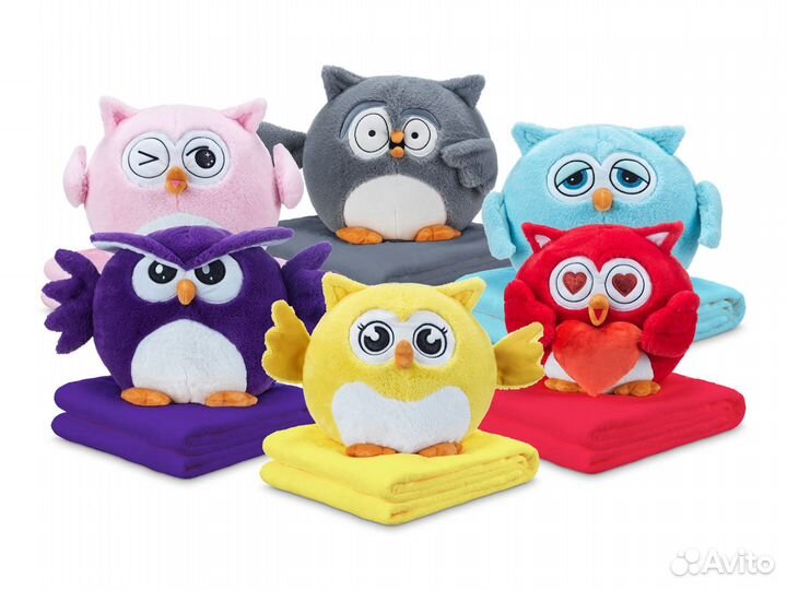 Сова с пледом внутри