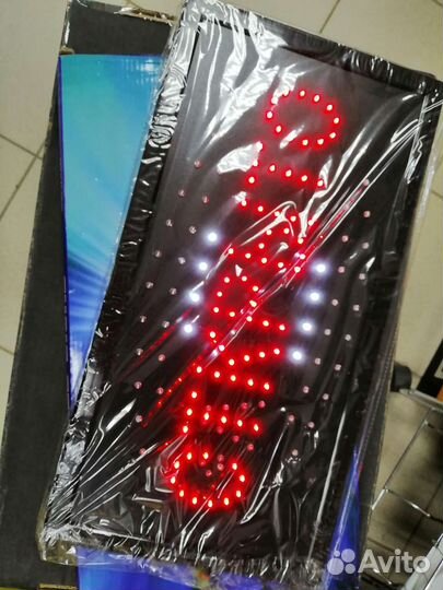 Светодиодная вывеска LED 48*25 см (новая)