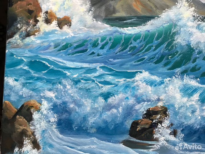 Картина море маслом