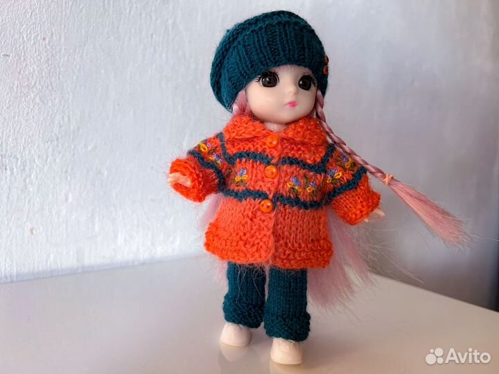 Одежда для куклы 16 см 4 вещи