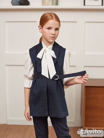 Костюм школьный для девочки 146