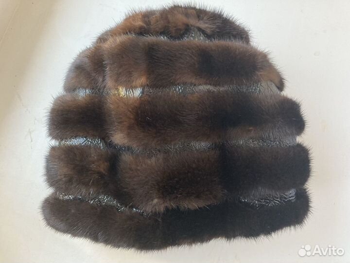 Шапка норковая женская бу