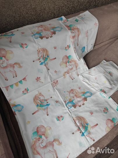 Детское постельное бельё новое