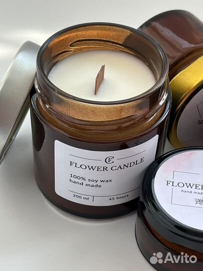 Ароматические свечи из соевого воска