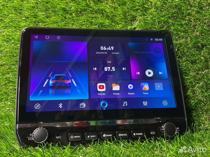 Магнитола андроид в стиле тесла