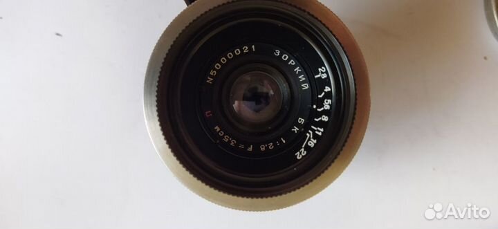 Объектив Зоркий бк 1:2,8 F 3.5см