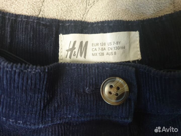 Вельветовая юбка H&M 128