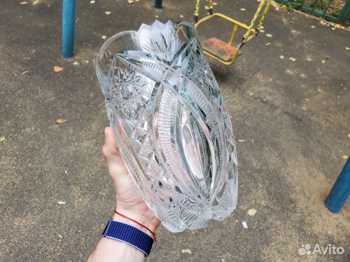 Большая хрустальная ваза - СССР