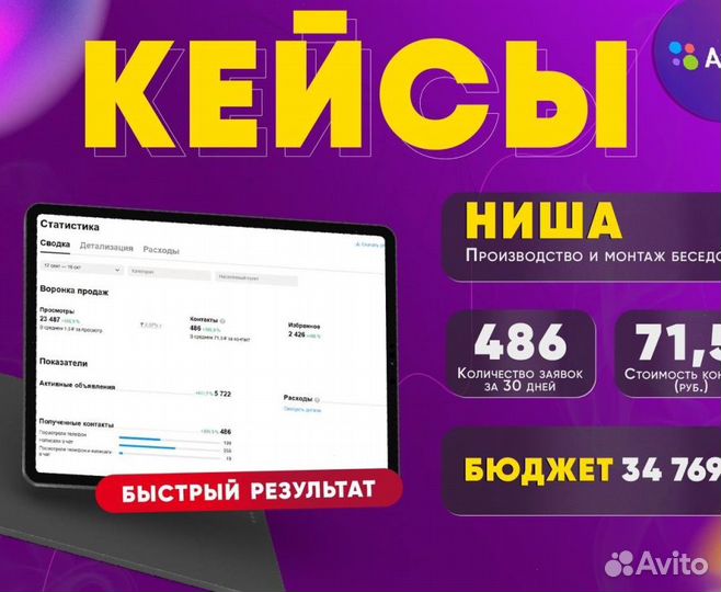 Менеджер по рекламе Авито