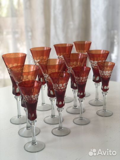 Хрустальные фужеры Стрыйск