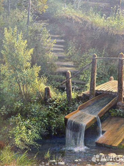 Большая картина Русская живопись холст масло