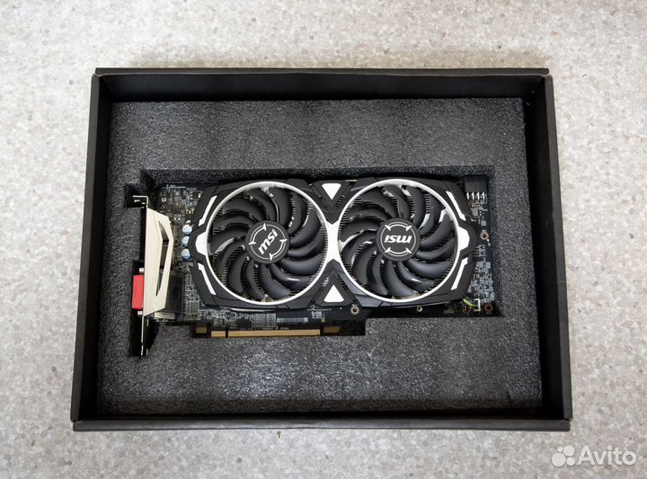 Видеокарта MSI Radeon 580 Armor 8Gb OC