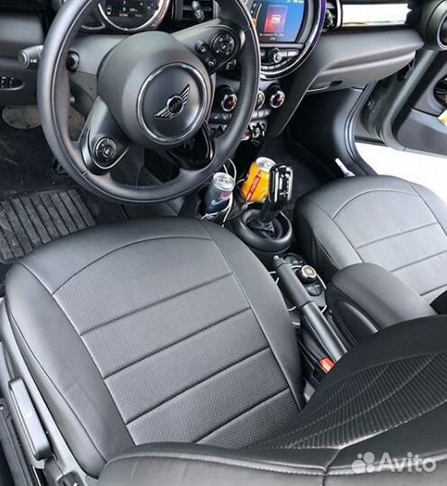 Авточехлы экокожа на Mini Cooper S от Автопилот