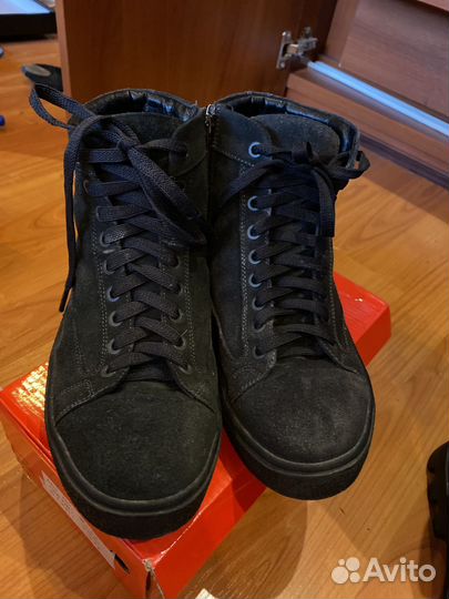 Ботинки демисезонные женские 36 натуральная замша