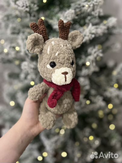 Вязаная игрушка Олененок Бэмби