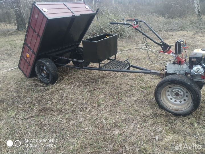 Прицеп для мотоблока самодельный