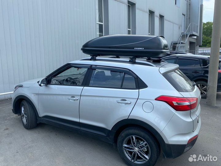 Багажник автобокс на крышу автомобиля Дженезис Gen