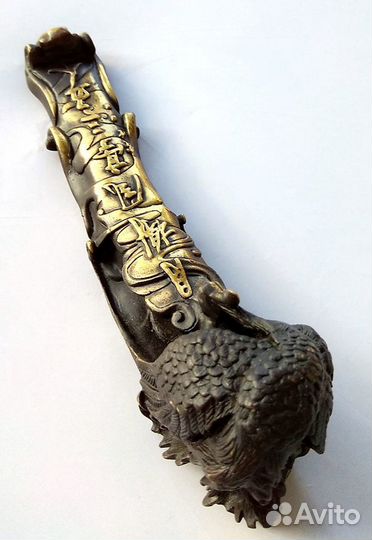 Закладка с Птицей Феникс Статуэтка, Бронза ru*507