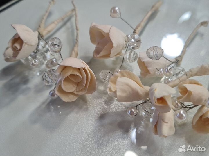 Свадебные украшения ручная работа