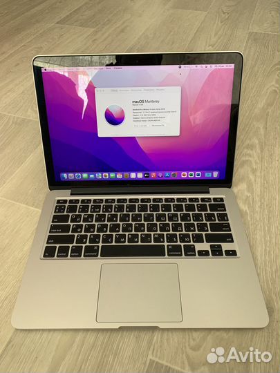 Macbook Pro 13 Retina 2015 128 Гб