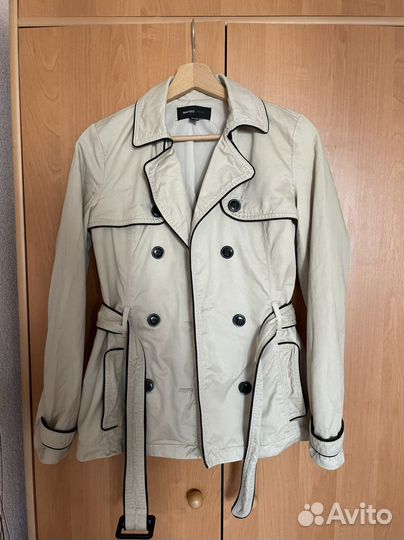 Укороченный тренч Mango xs-s