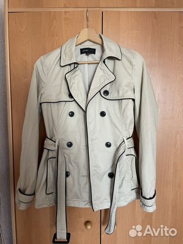 Укороченный тренч Mango xs-s