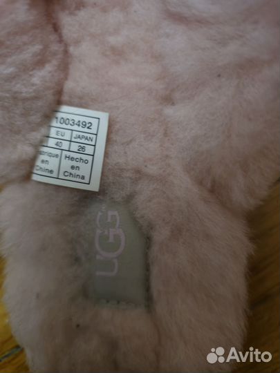 Домашние меховые тапочки uggi 40 размер